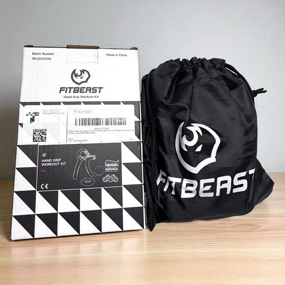 FitBeast Hand Grip Strengthener Workout Kit - Picture 1 of 6